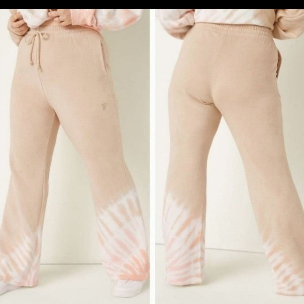 Victoria secret pink pullover crew jogger SET XXL NWT